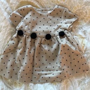 NWT Zara Baby Girl Polka Dot Dress 3-6 mths